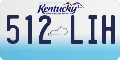 KY license plate 512LIH