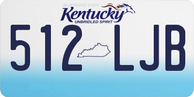 KY license plate 512LJB