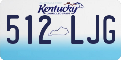 KY license plate 512LJG