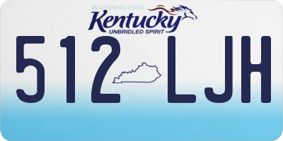 KY license plate 512LJH