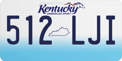 KY license plate 512LJI