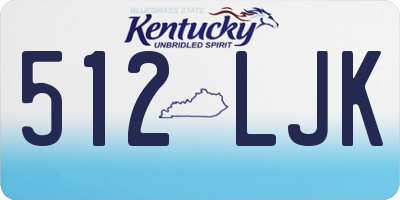 KY license plate 512LJK