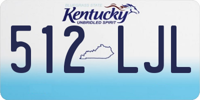 KY license plate 512LJL