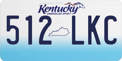 KY license plate 512LKC