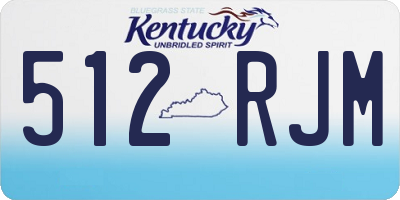 KY license plate 512RJM