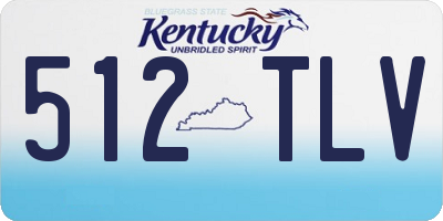 KY license plate 512TLV