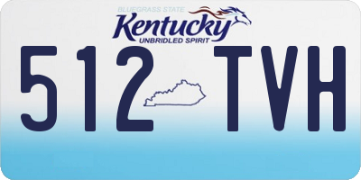 KY license plate 512TVH