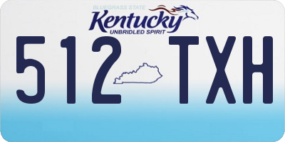 KY license plate 512TXH