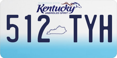 KY license plate 512TYH