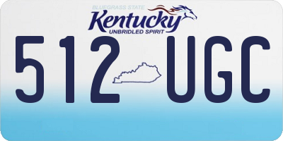 KY license plate 512UGC