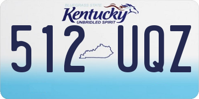KY license plate 512UQZ
