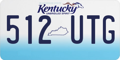 KY license plate 512UTG