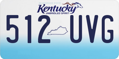 KY license plate 512UVG