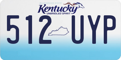 KY license plate 512UYP