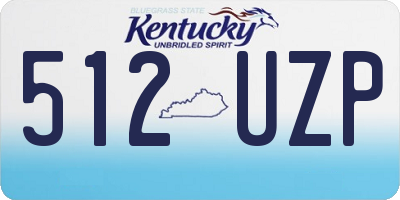 KY license plate 512UZP