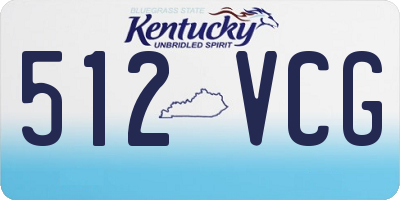 KY license plate 512VCG