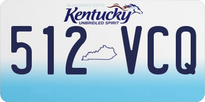 KY license plate 512VCQ
