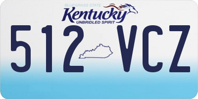 KY license plate 512VCZ