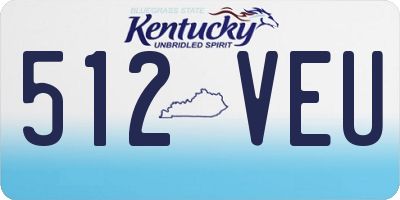KY license plate 512VEU