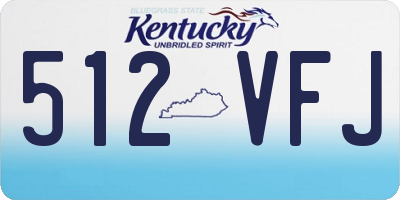 KY license plate 512VFJ