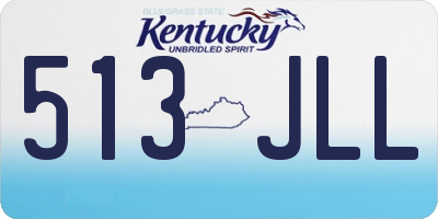 KY license plate 513JLL