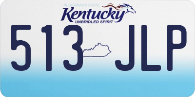 KY license plate 513JLP