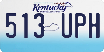 KY license plate 513UPH