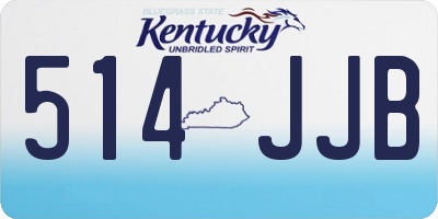 KY license plate 514JJB