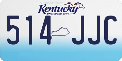 KY license plate 514JJC