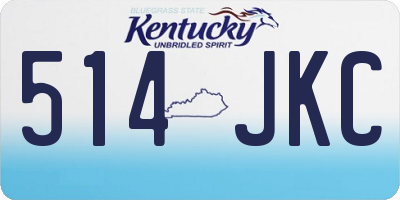 KY license plate 514JKC