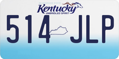KY license plate 514JLP