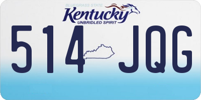 KY license plate 514JQG