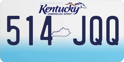KY license plate 514JQQ