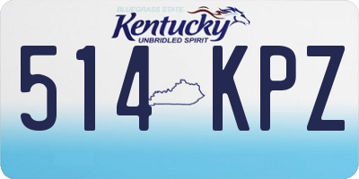 KY license plate 514KPZ