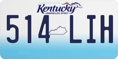 KY license plate 514LIH