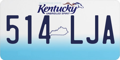 KY license plate 514LJA
