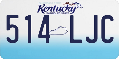 KY license plate 514LJC