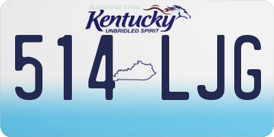 KY license plate 514LJG