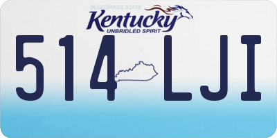 KY license plate 514LJI