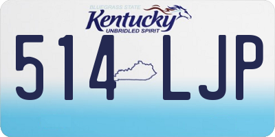 KY license plate 514LJP