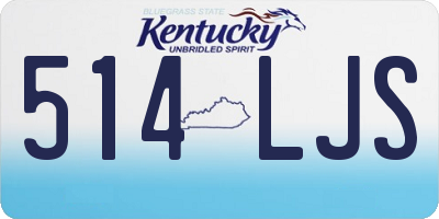 KY license plate 514LJS