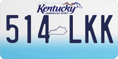 KY license plate 514LKK
