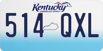 KY license plate 514QXL
