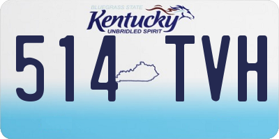 KY license plate 514TVH