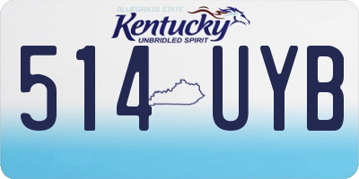 KY license plate 514UYB