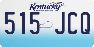 KY license plate 515JCQ