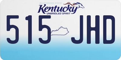 KY license plate 515JHD