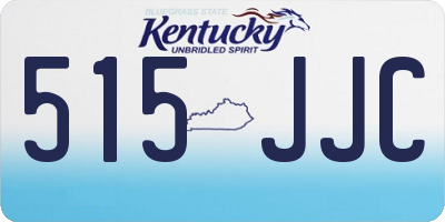 KY license plate 515JJC
