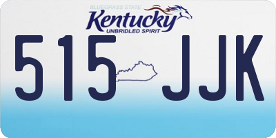 KY license plate 515JJK