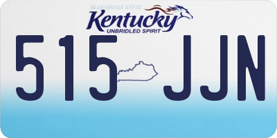 KY license plate 515JJN